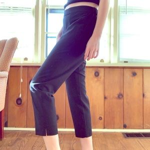 Black Hayden ankle pants from Banana Republic